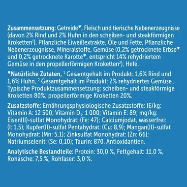 FELIX® Original Mischung aus Rind und Huhn und mit Gemüse
