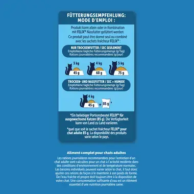 FELIX® Original Bœuf, Poulet avec des Légumes