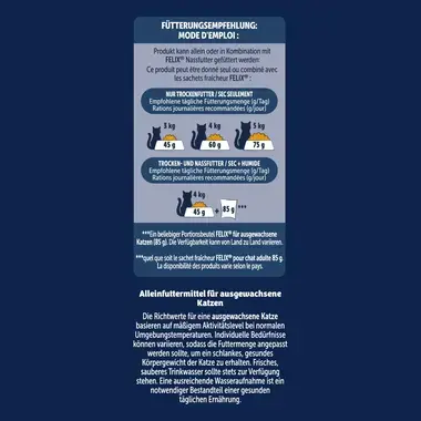 FELIX® Doppelt lecker Mischung aus Rind und Huhn und reich an Rote Bete