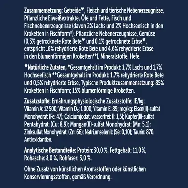 FELIX® Doppelt lecker Mischung aus Lachs und Hochseefisch und reich an Rote Bete