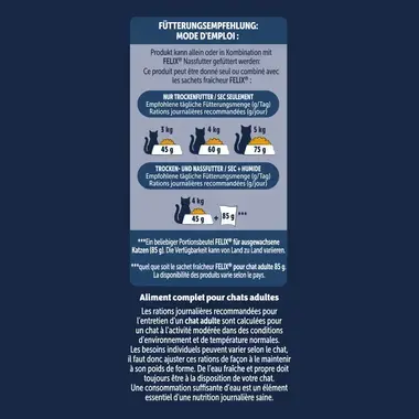 FELIX® Délicieux Duos Saumon, Poisson de l'Océan et riche en Betterave