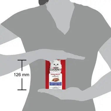 GOURMET™ MON PETIT Intense au Thon, saumon, truite 6x50g