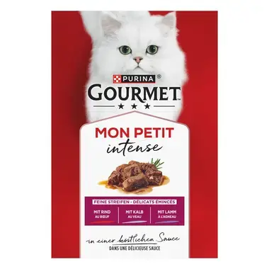 GOURMET™ MON PETIT Intense mit Rind, Kalb, Lamm 6x50g