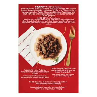 GOURMET™ MON PETIT Intense mit Rind, Kalb, Lamm 6x50g