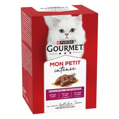 GOURMET™ MON PETIT Intense mit Rind, Kalb, Lamm 6x50g