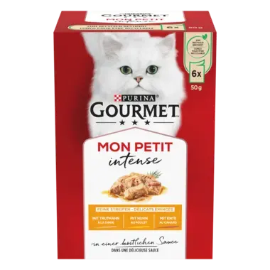 PURINA Gourmet Mon Petit Intense au Canard, au Poulet, à la Dinde