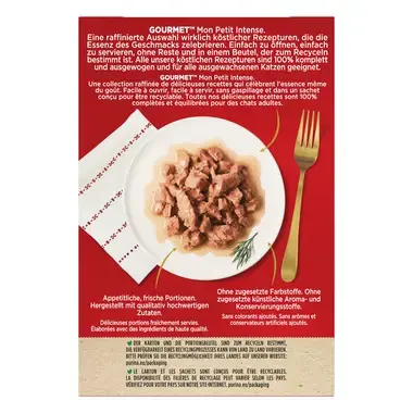 Gourmet Mon Petit Intense mit Ente, mit Huhn, mit Truthahn