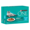 PURINA ONE® ADULT Effilés en sauce au Poisson de l'Océan et aux Haricots verts 8x85 g