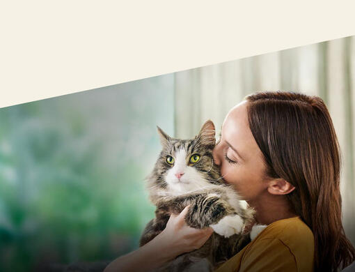 Purina Pro Plan Live Clear femme avec chat