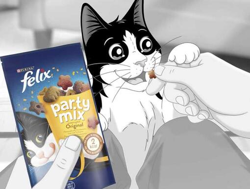 Felix frisst Party Mix