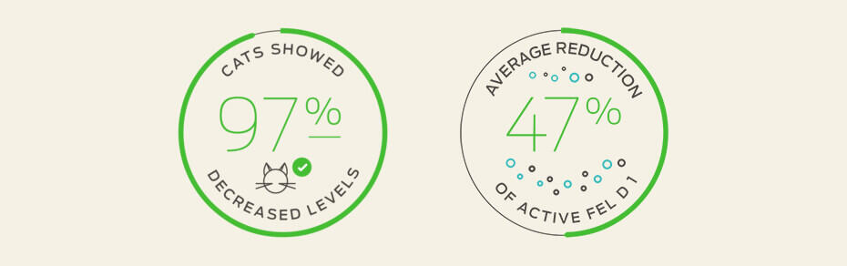 A major breathrough in managing cat allergens Infographie des statistiques sur les allergènes