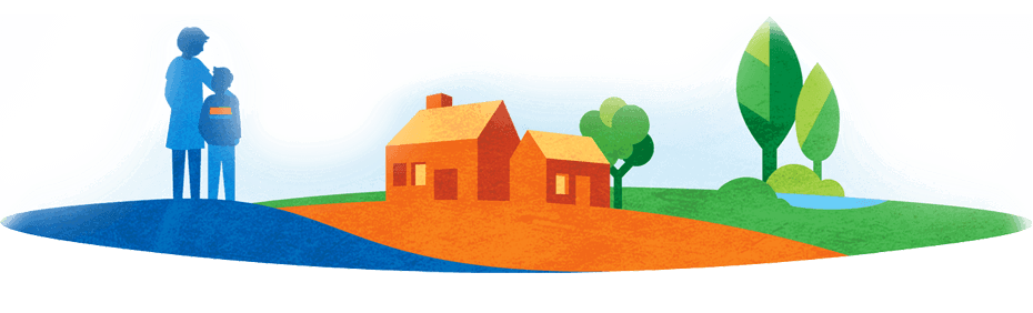 Our Impact infographic Infografik Landschaft